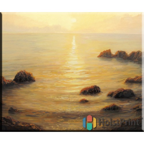 Картина Закат, , 210.00 грн., MOO777091, , Морской пейзаж картины